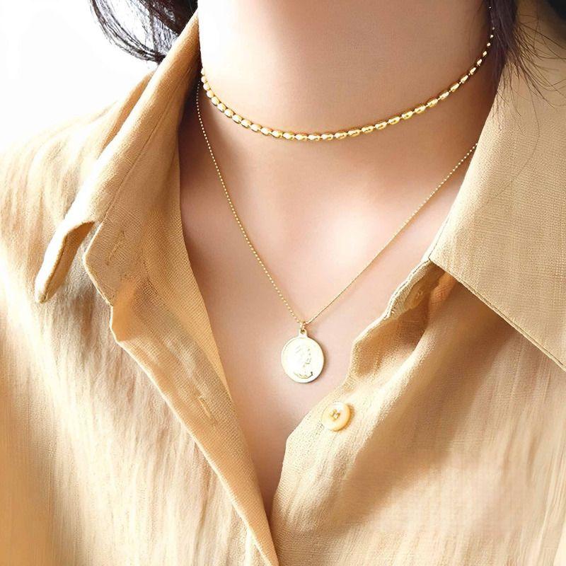 Beaded Necklace - Delia