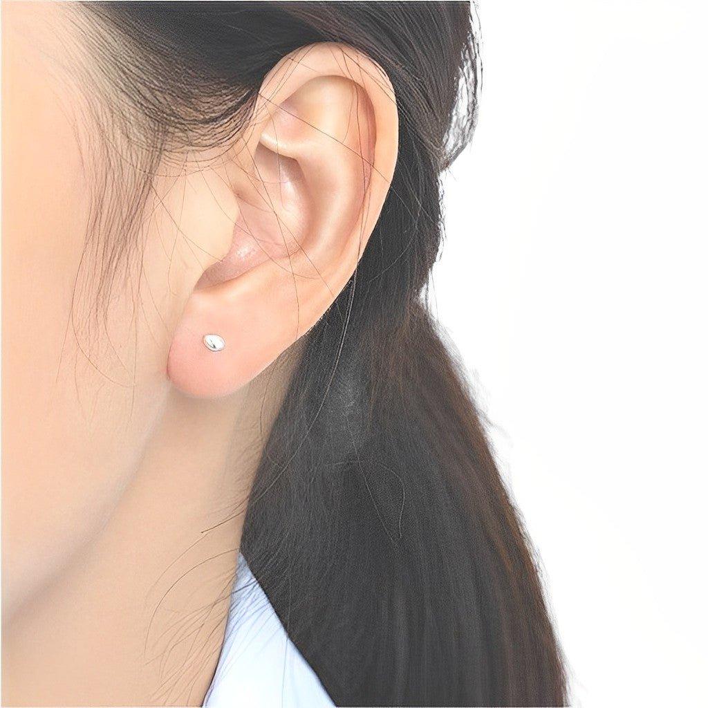 Oval Stud Earrings - Liza