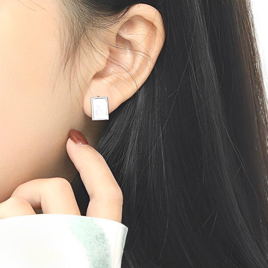 Square Stud Earrings
