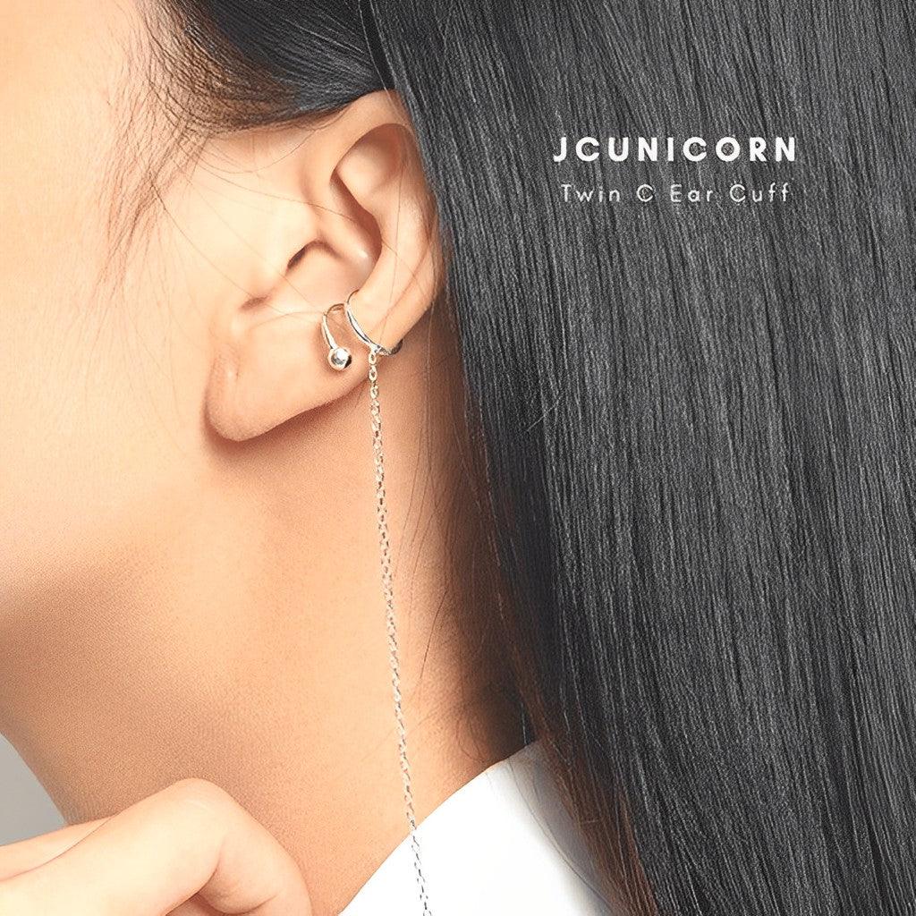 Twin C Ear Cuff