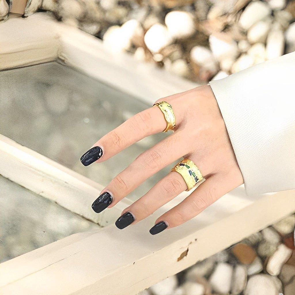 Wide Zirconia Ring - Themis
