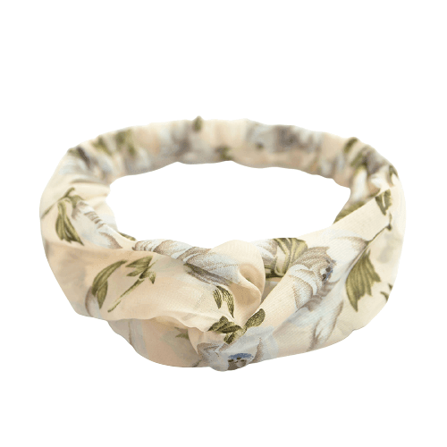 Beige Hosta Flower Headband "Pomona"