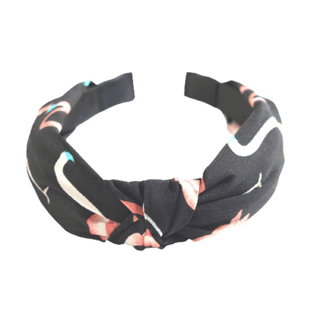 Black Flamingo Hairband “Clotho”