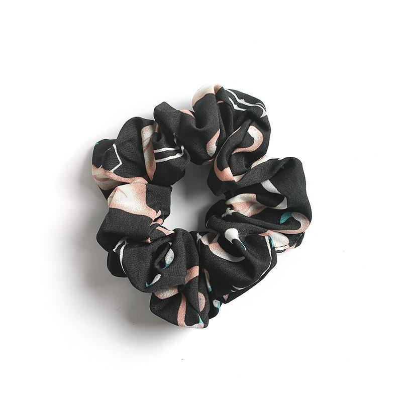 Black Flamingo Scrunchie