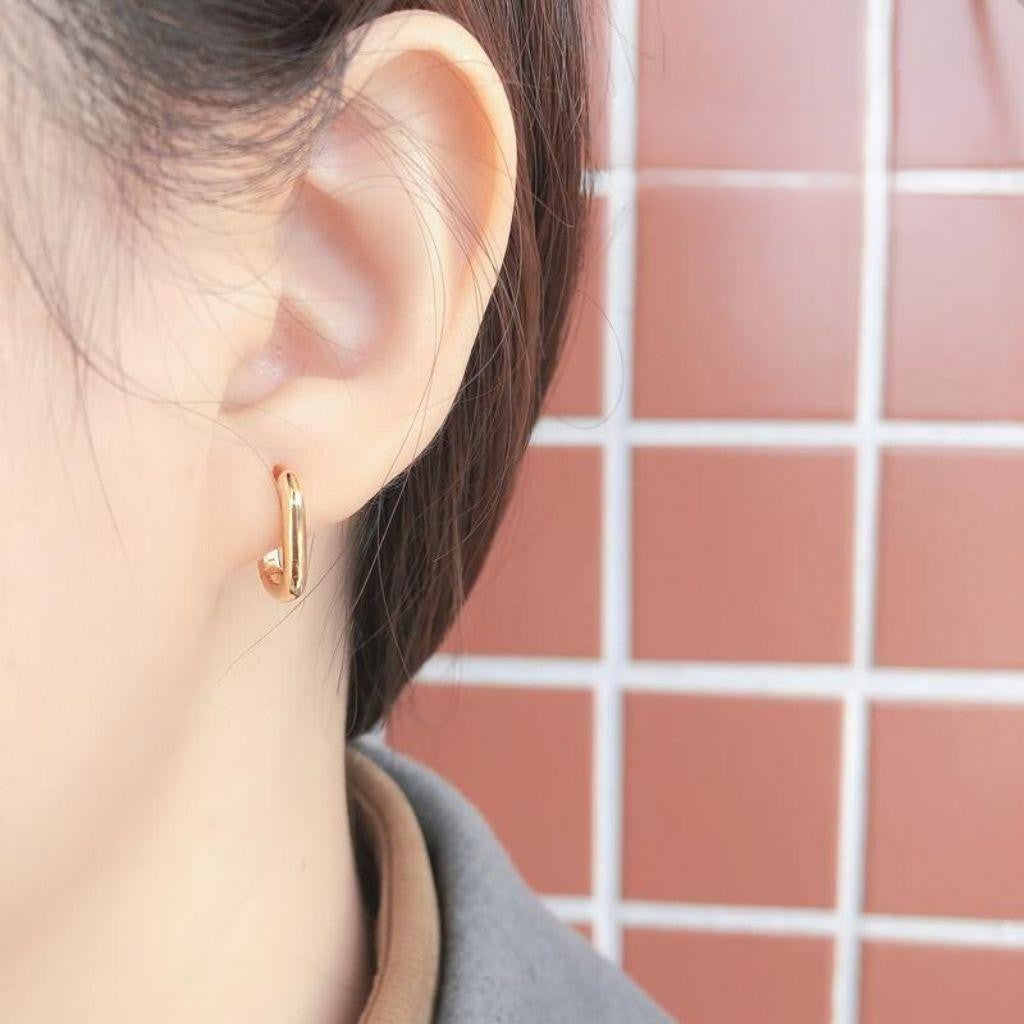 Gold Huggie Earrings