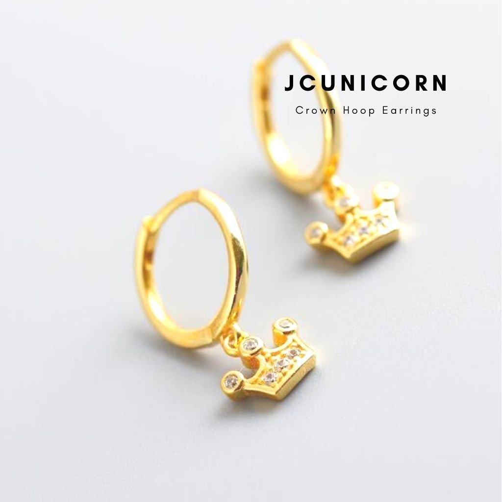 Crown Drop Earrings