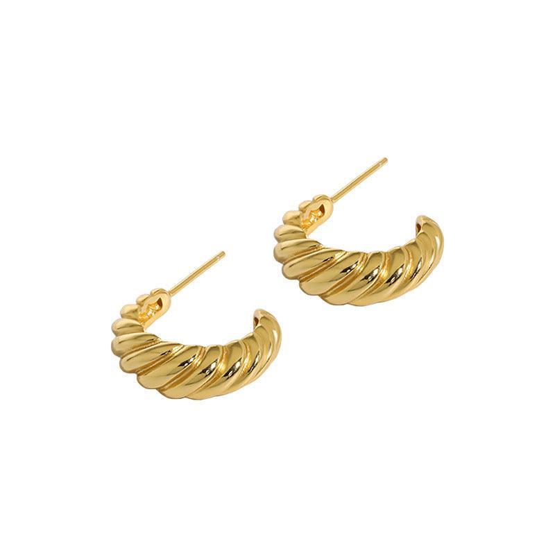 Dome Hoop Earrings