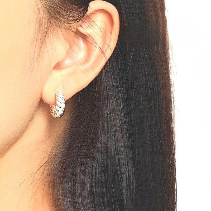 Dome Hoop Earrings