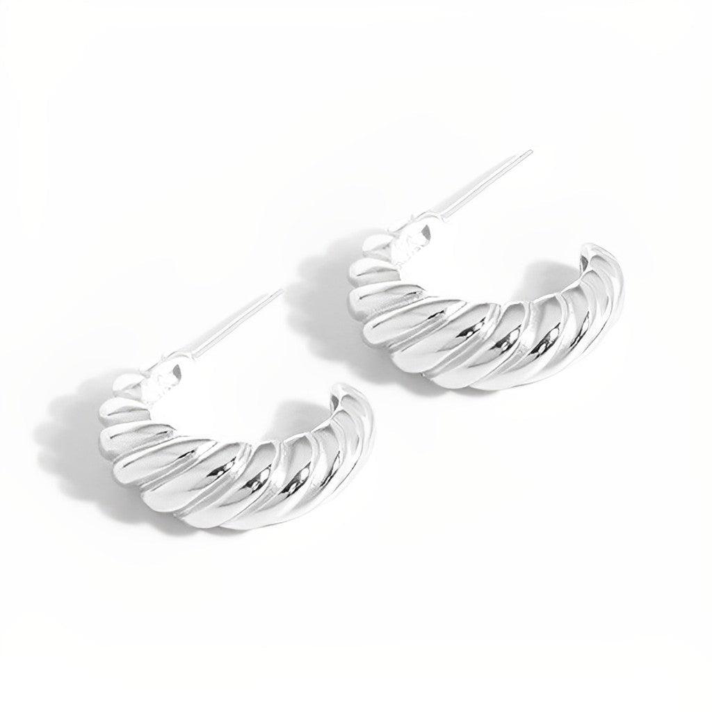 Dome Hoop Earrings