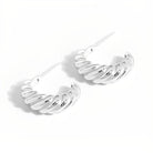 Dome Hoop Earrings