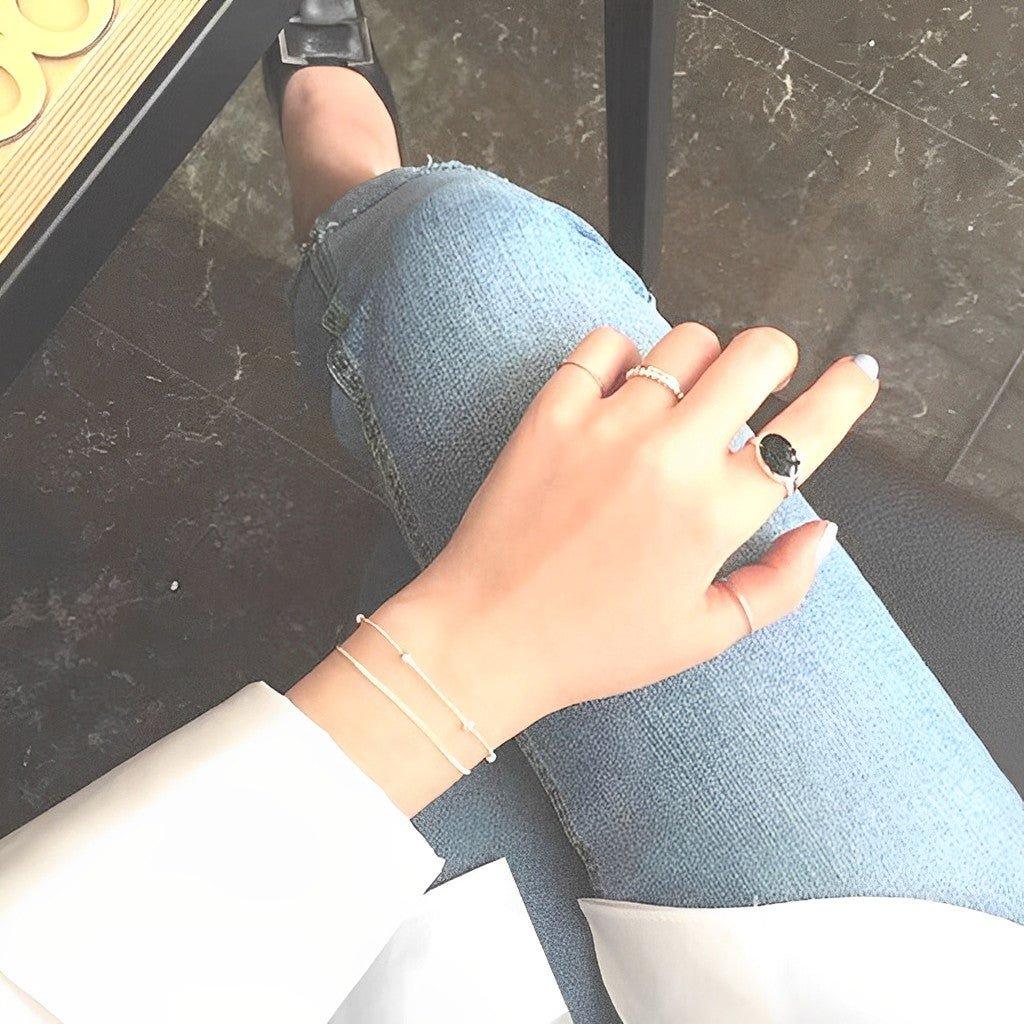 Double Layer Saturn Bracelet