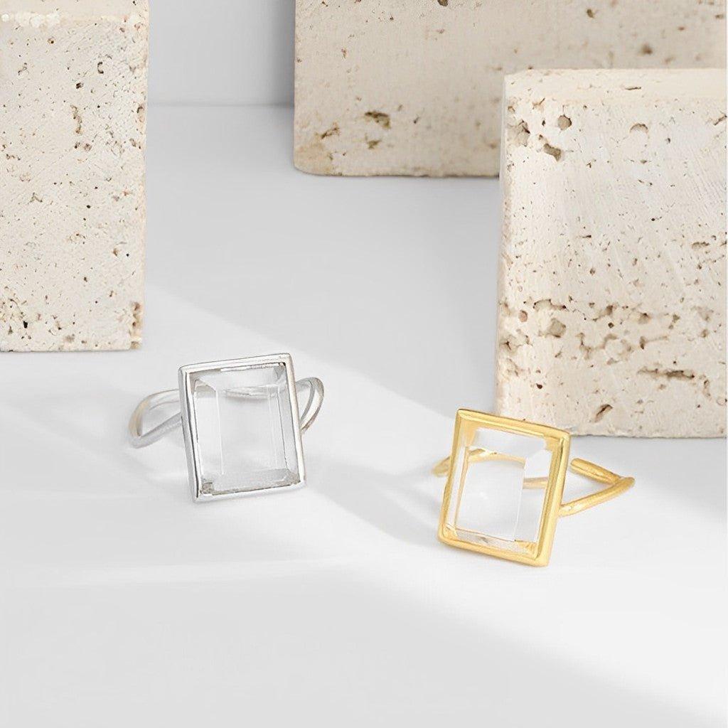 Fine Crystal Ring - Melinoe