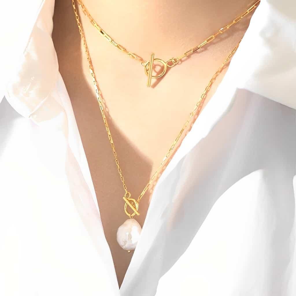 Gold Chain Necklace - Daphne