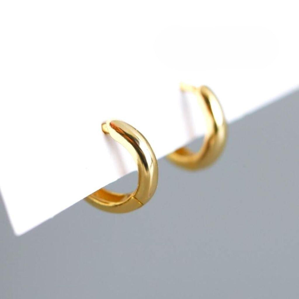 Gold Huggie Earrings