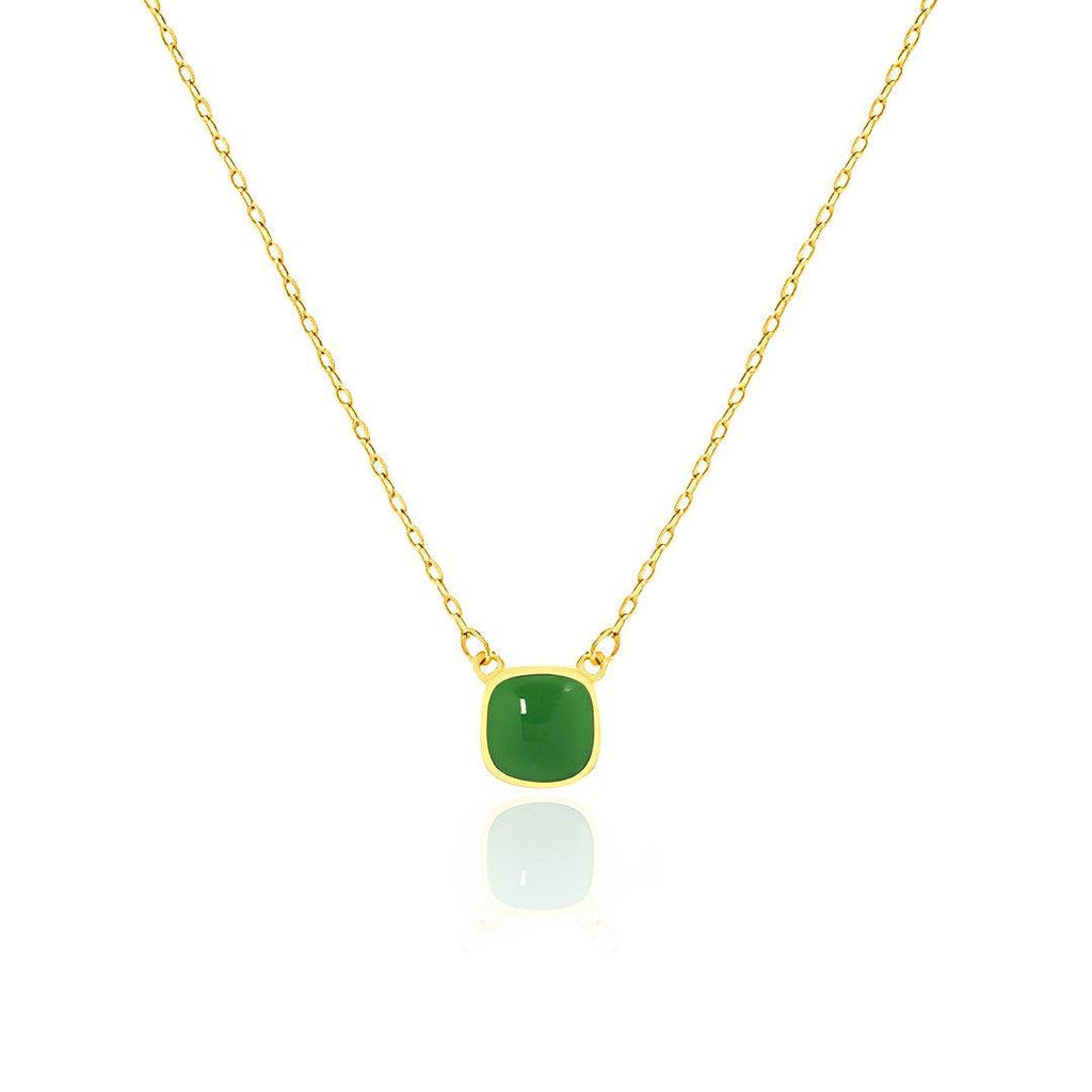 Green Square Pendant