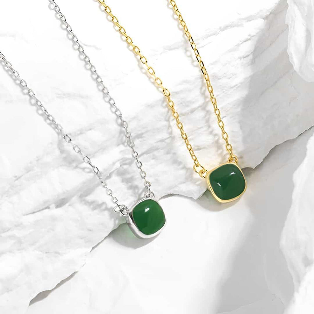 Green Square Pendant