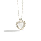Heart Pendant In Mother of Pearl