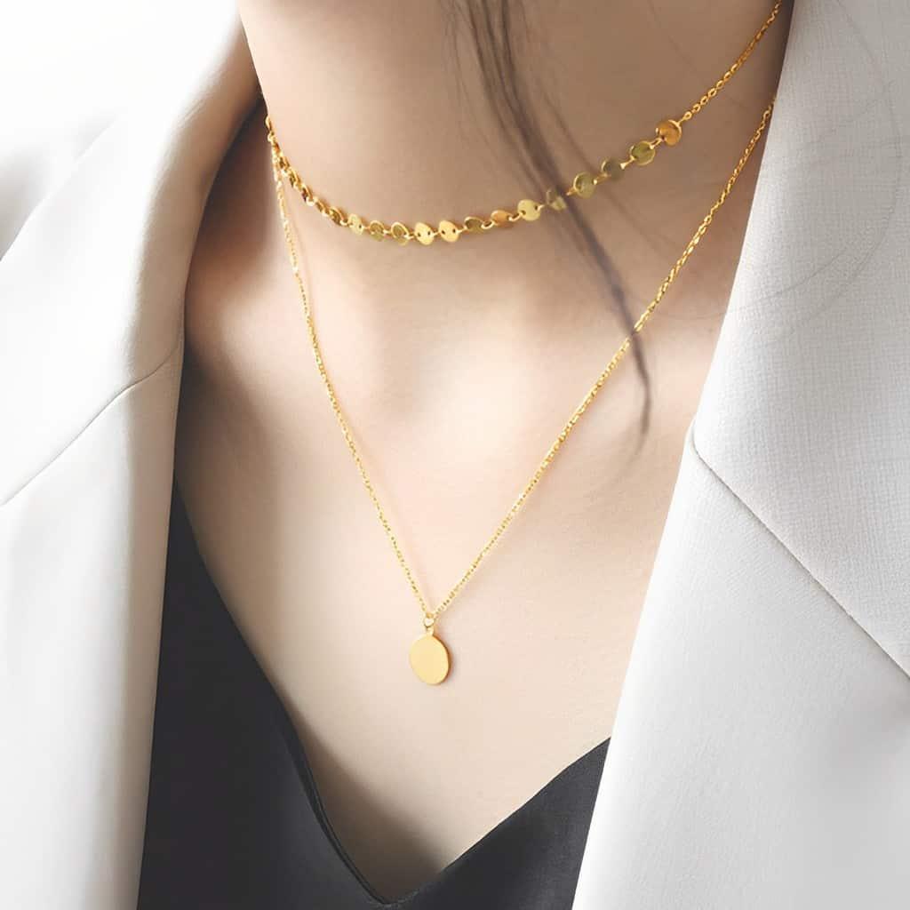 Layered Necklace - Clytie