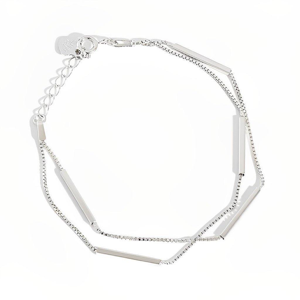 Layered Round Tube Bracelet