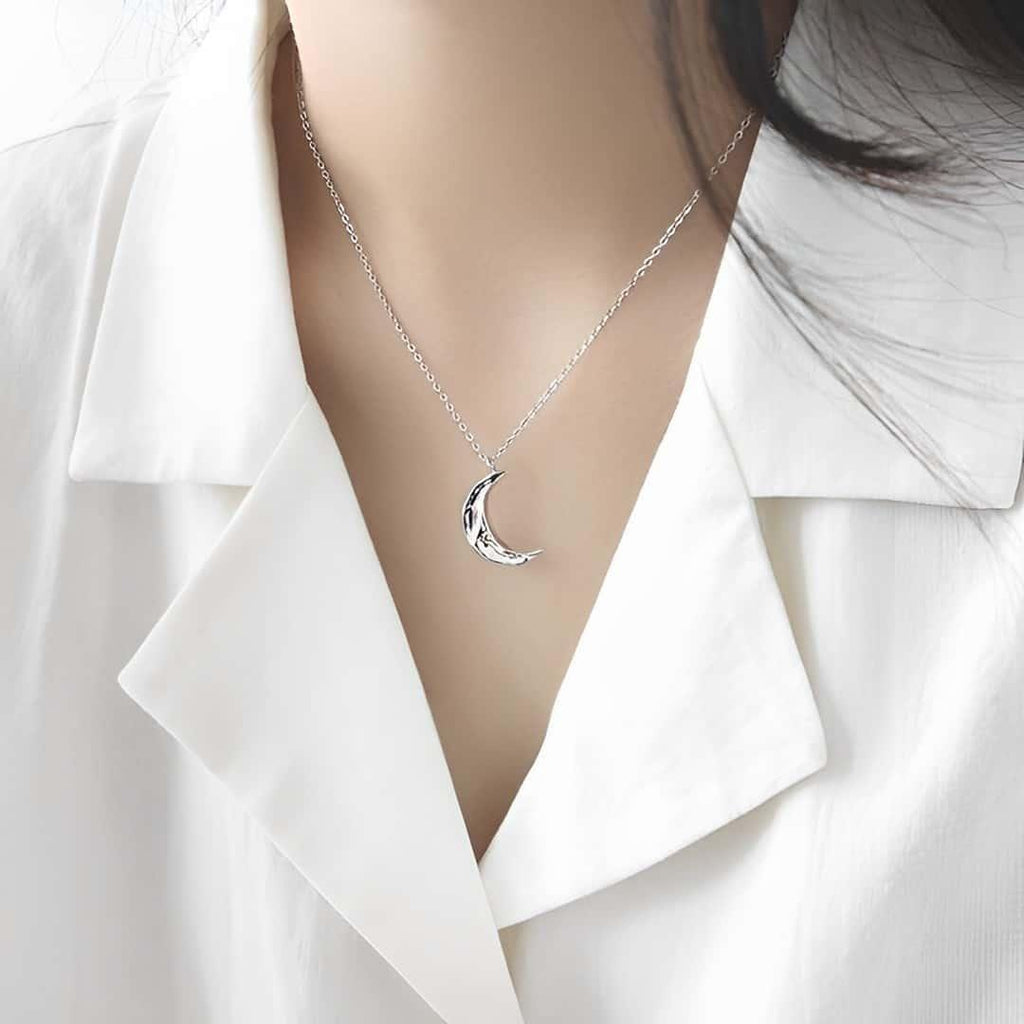 Moon Pendant In silver