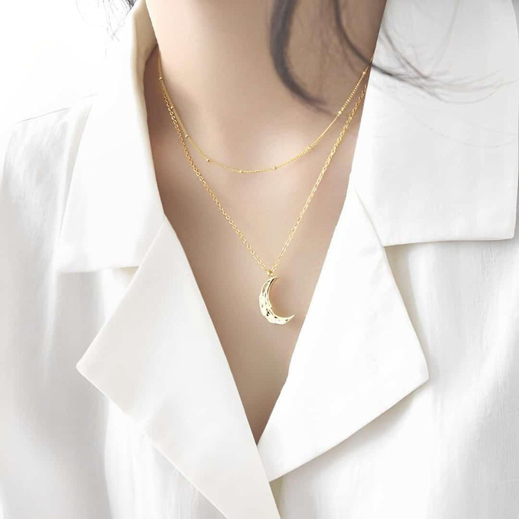 Moon Pendant In silver