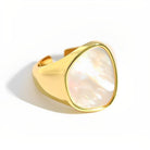 Mother of Pearl Ring - Rhea
