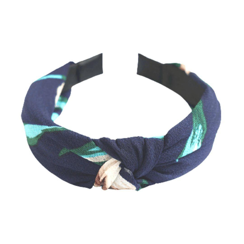 Navy Blue Lily Hairband "Alcyone"