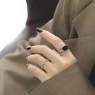 Oval Onyx Ring