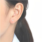 Oval Stud Earrings - Liza