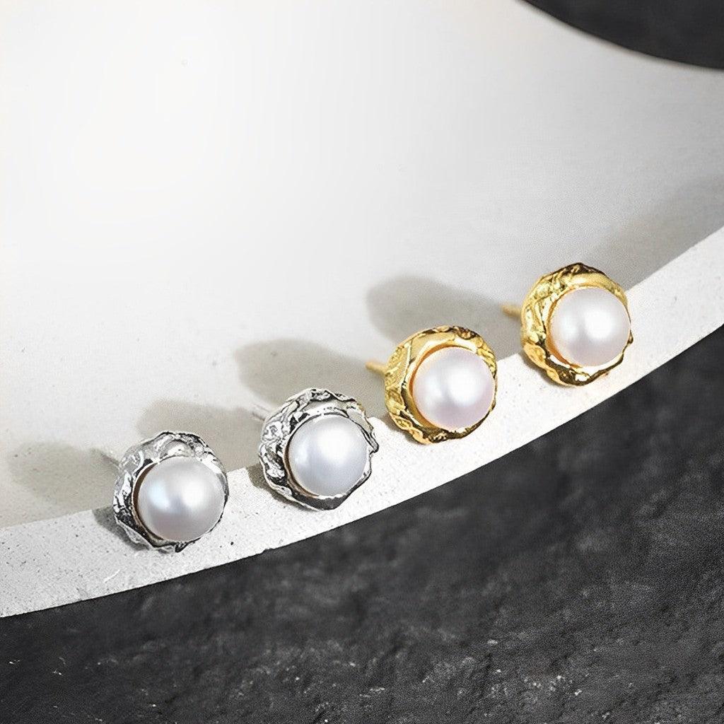 Pearls Stud Earrings - Vera
