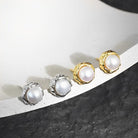 Pearls Stud Earrings - Vera