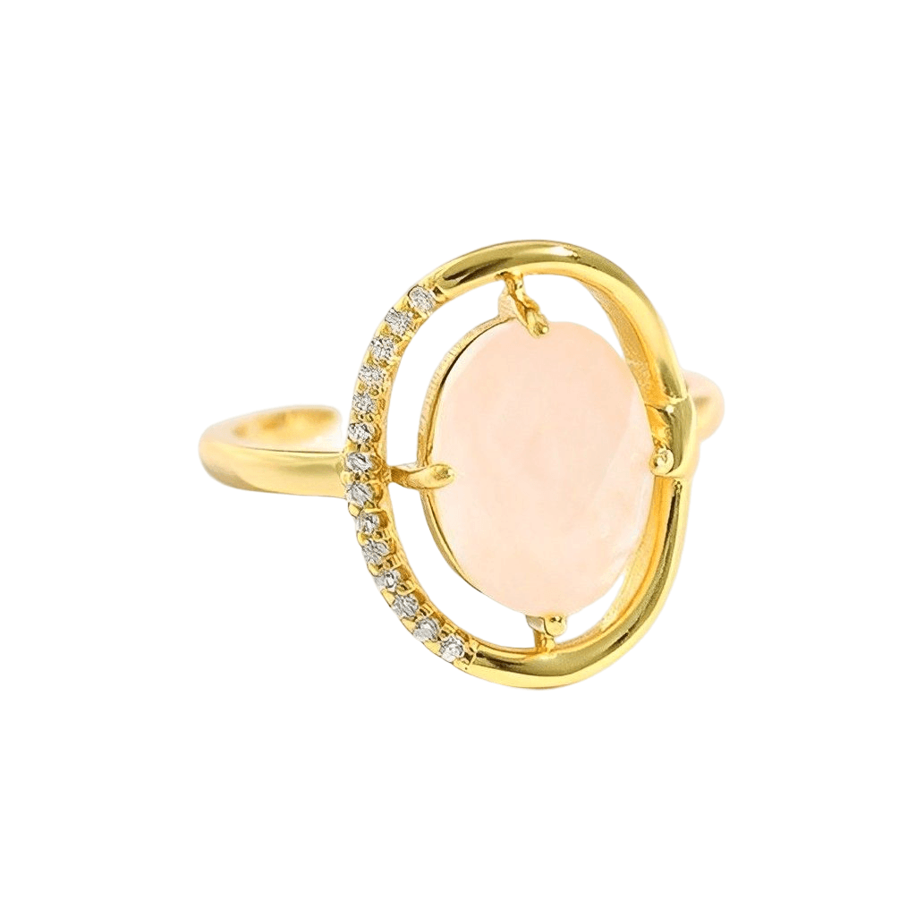 Pink Crystal Ring