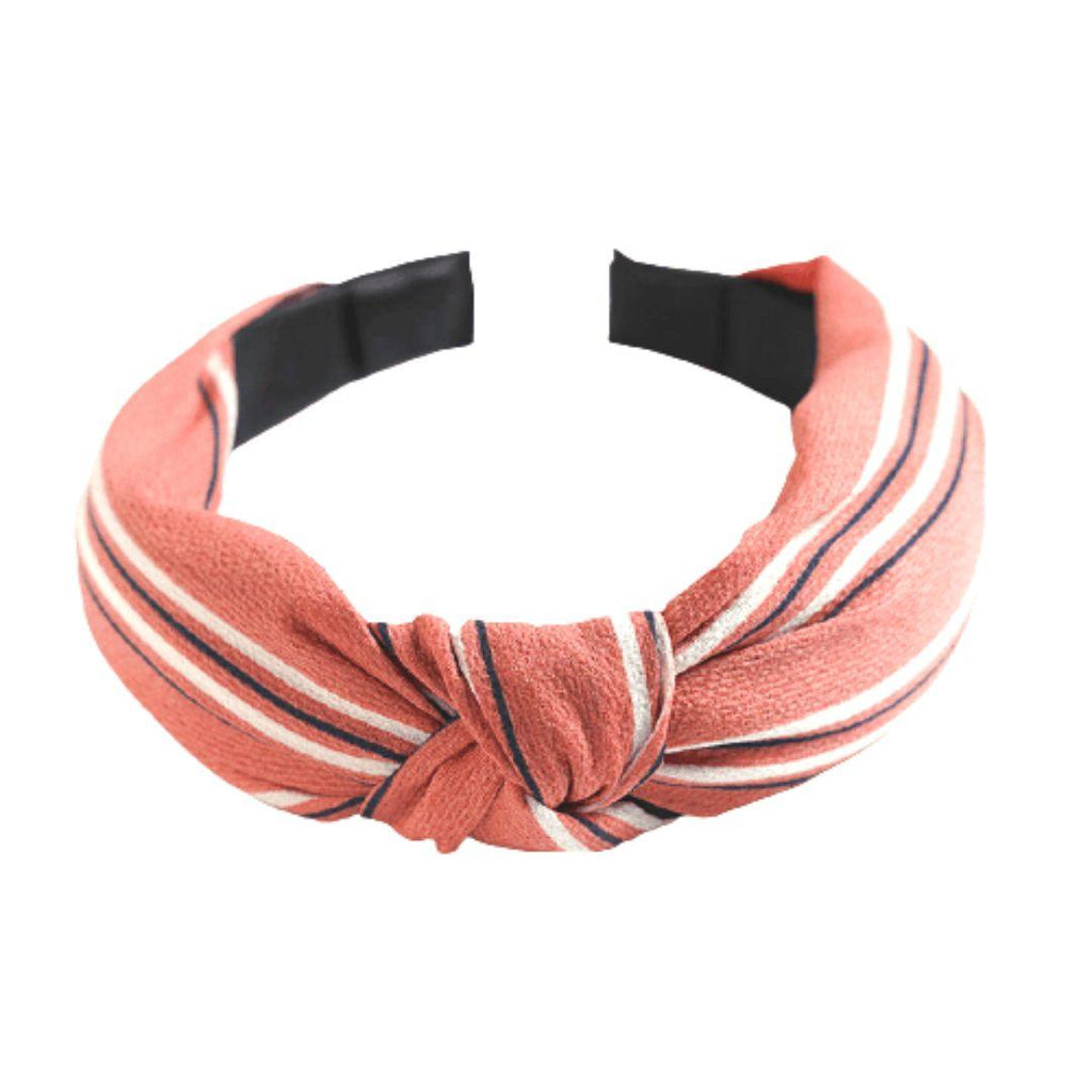 Pink Stripes Hairband "Graces"
