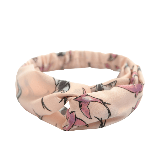 Pink Swallow Headband "Tethys"