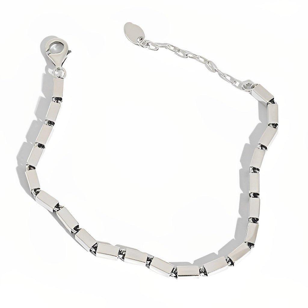 Retro Square Silver Bracelet