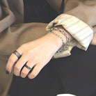 Retro Square Silver Bracelet