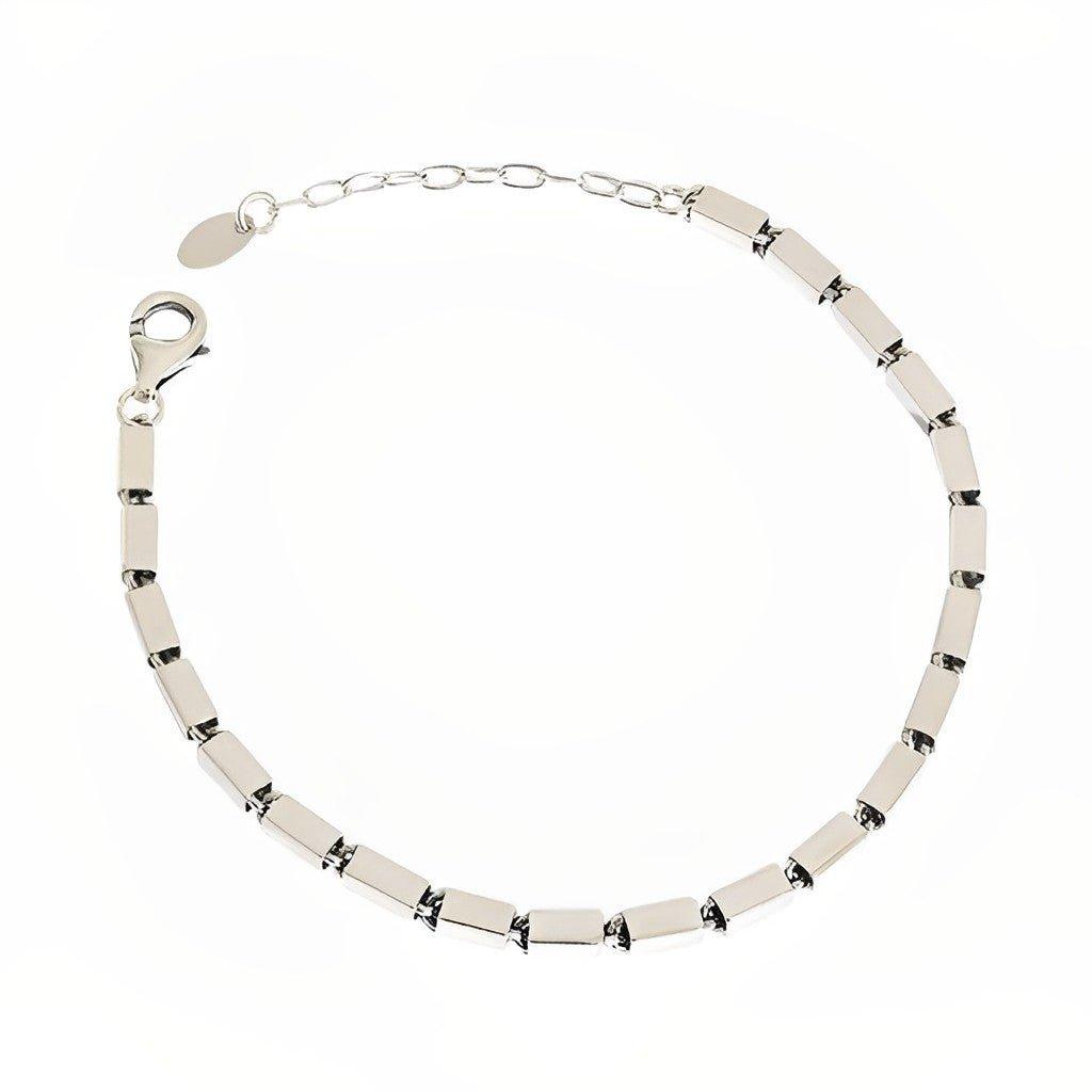 Retro Square Silver Bracelet