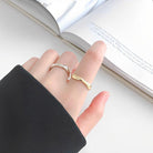 Silm Open Band Ring - Iris