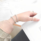 Silver Beaded Bracelet