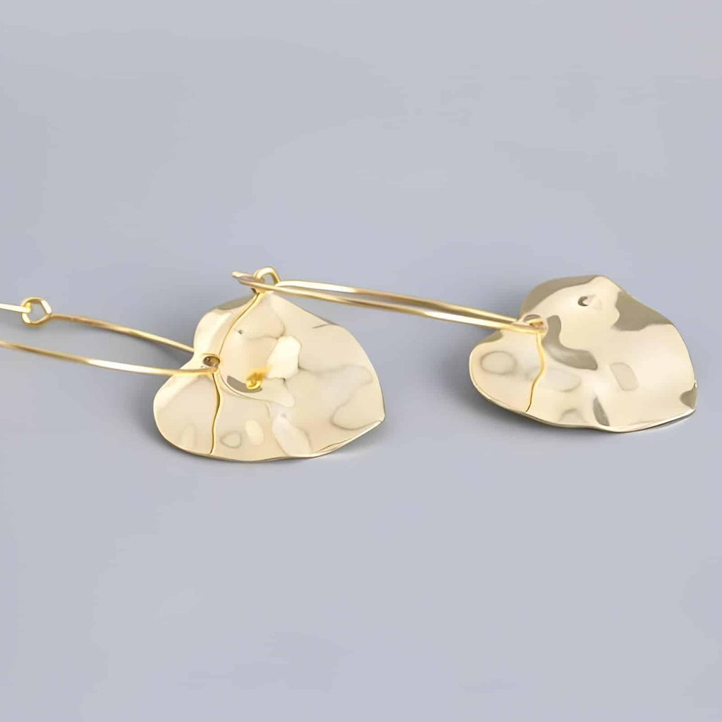 Silver Heart Earrings