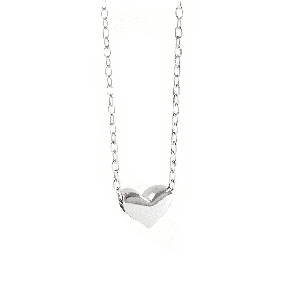 Silver Heart Necklace - Callirrhoe