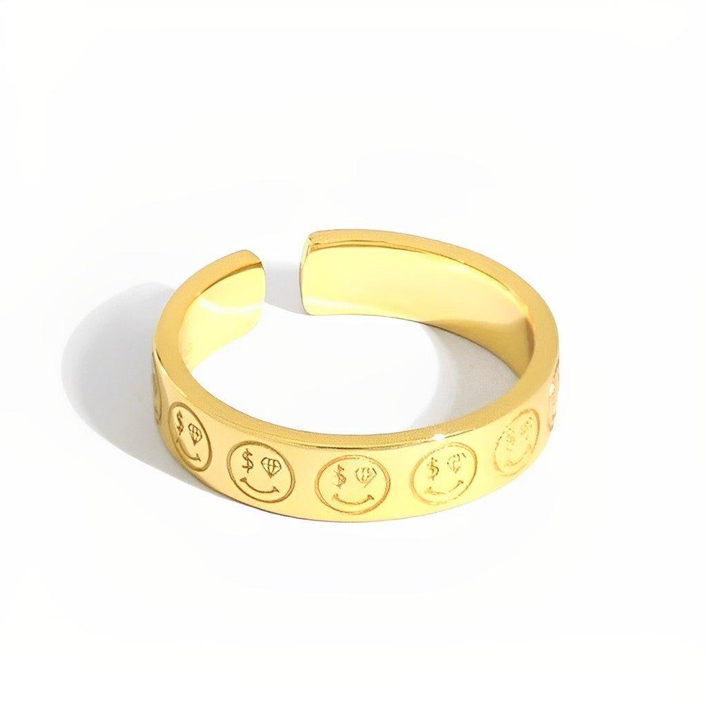 Smiley Band Ring - Hecate