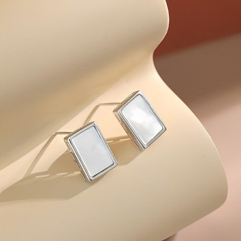 Square Stud Earrings