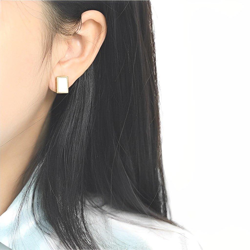 Square Stud Earrings