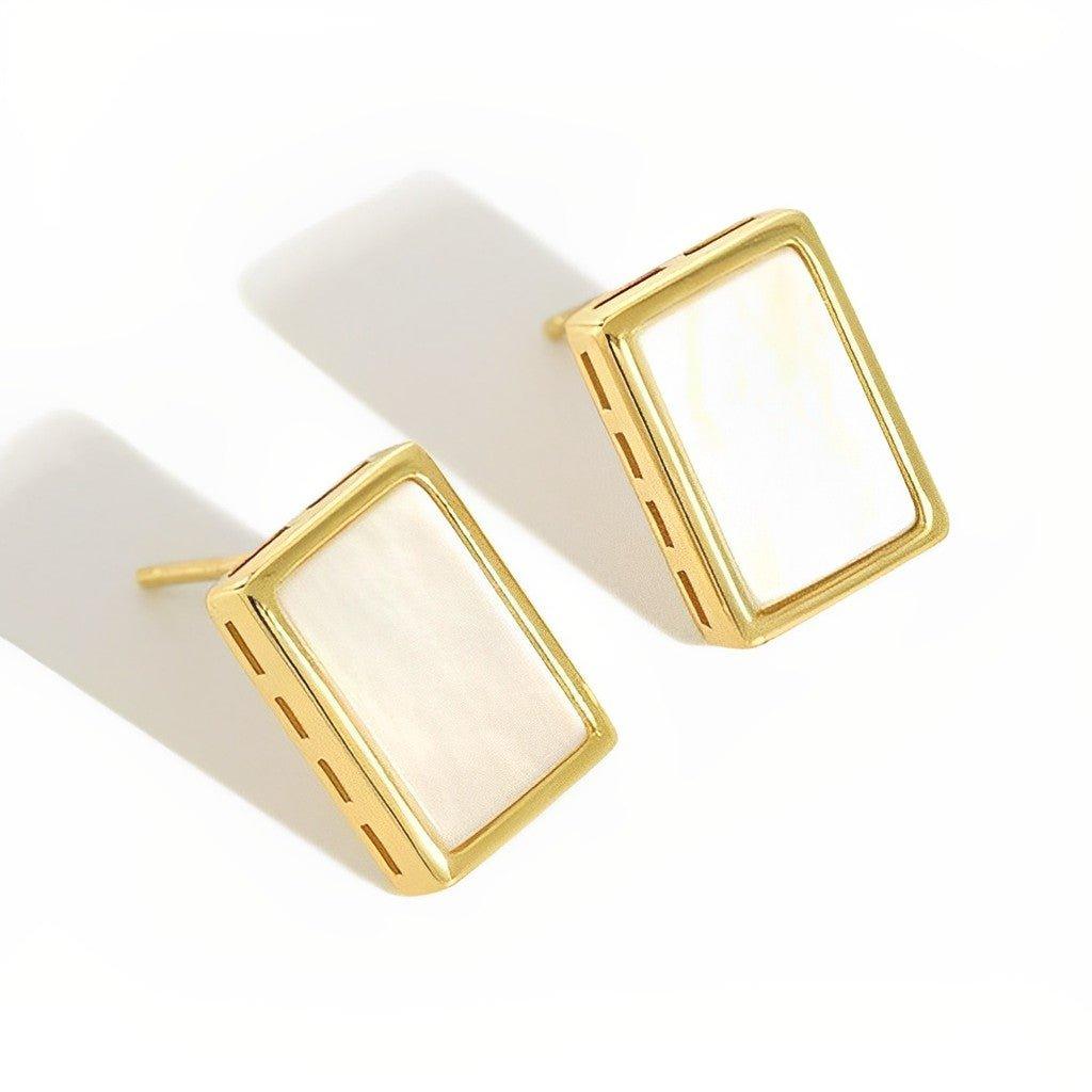 Square Stud Earrings