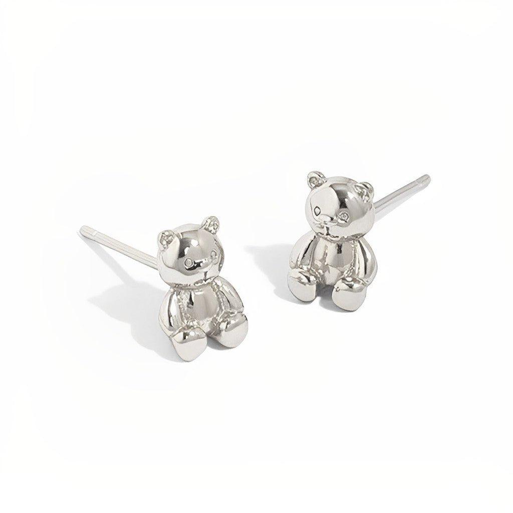 Teddy Bear Stud Earrings