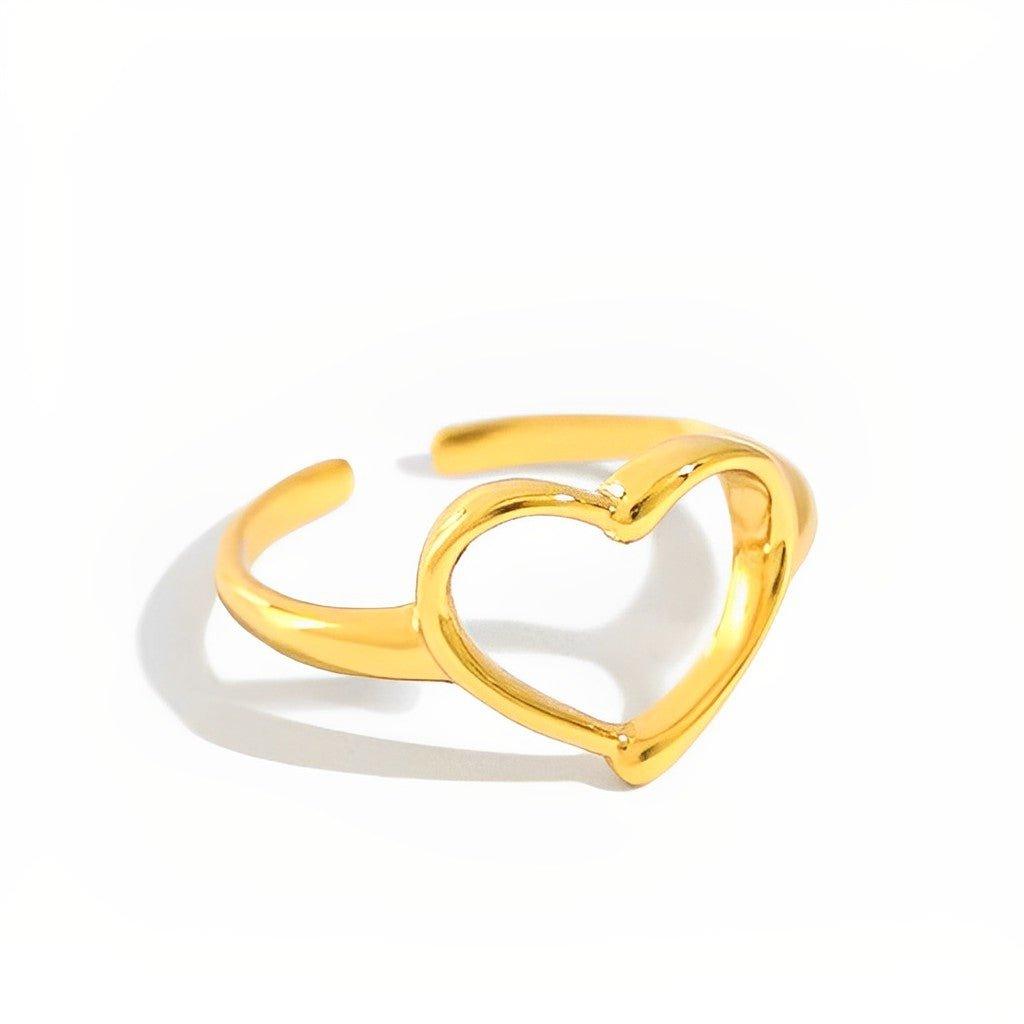 Thin Heart Ring