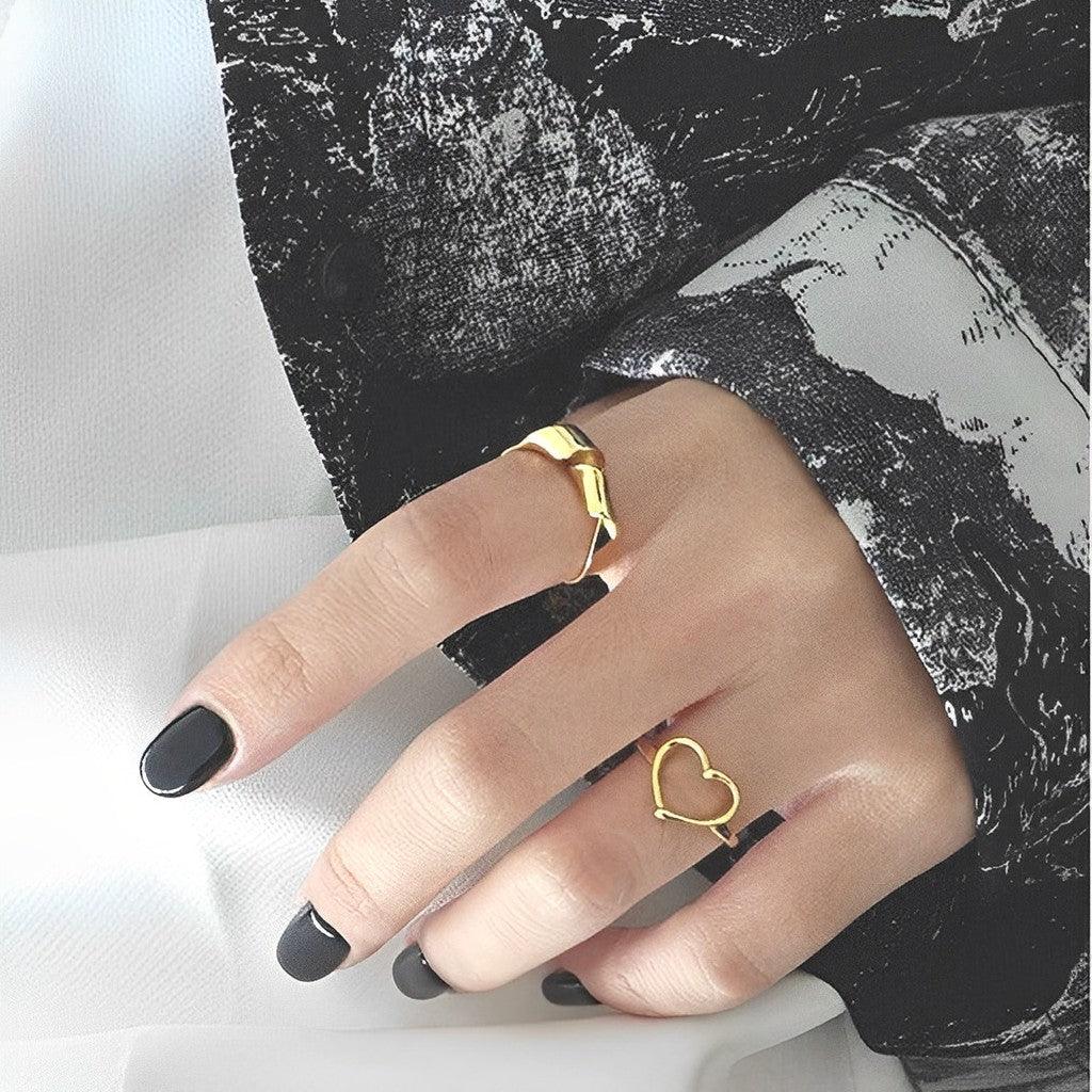 Thin Heart Ring