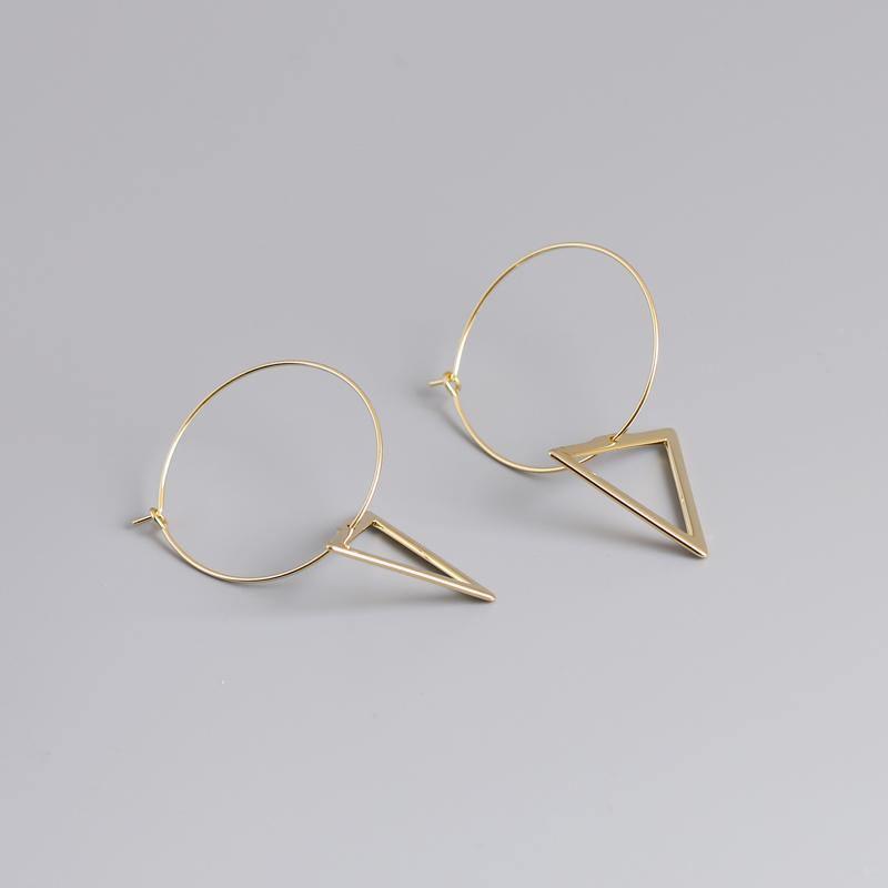 Triangle Drop Earrings