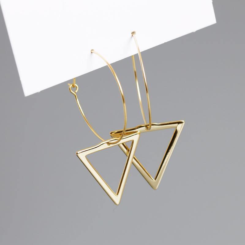 Triangle Drop Earrings